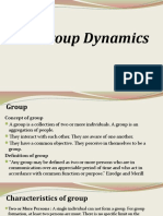 Group Dynamics