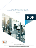 SharePoint Classifier Guide