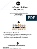 AULA INAUGURAL de Libras - N. Forte - Ministério de Libras.