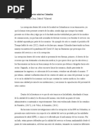 La Corrupción Del Sector Salud en Colombia