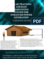 Solar Tracking and Rain Harvesting System For Enhanced Power Generation