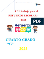 Plan de Refuerzo Escolar 36009 - 4° G