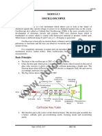 Oscilloscopes: Electronic Instrumentation 15EC35