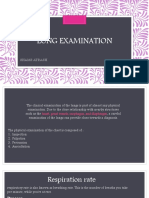 Lung Examination