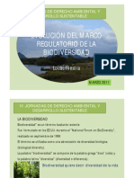 Evolución Del Marco Regulatorio de La Biodiversidad, Por El Abog. Lucas Riestra