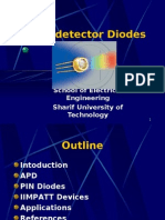 Photodetector Diodes: Marjan Alavi School of Electrical Engineering Sharif University of Technology