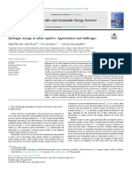 Hydrogen Storage in Saline Aquifers Opportunities and Challenges