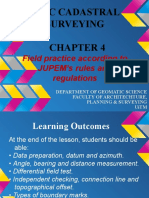 Basic Cadastral Surveying: Field Practice According To JUPEM's Rules and Regulations