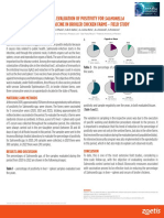 SA - 03 Temporal Evaluation of Positivity For Salmonella Using Live Vaccine in Broiler Chicken Farms - Field Study