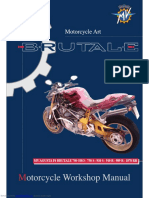 MV Agusta BRUTALE 750 S, Brutale 750 Oro, Brutale 910 S, Brutale 1078 RR, Brutale 989 R, Brutale 910 R Workshop Manual