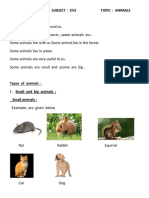 Ch08 Notes Animals