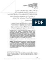 El Cumplimiento de Las Normas de Soft Law en El Derecho Internacional Por México