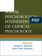 Social Psychological Foundations of Clinical Psychology