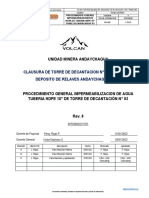 Td-Sgc-Ip-Pr-07 - Impermeabilizacion Tuberia 18 Torre de Decantacion