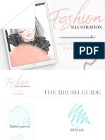 BRUSH GUIDE Fashion Illustration Brushes For Procreate