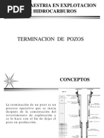 Terminación de Pozos Mae.