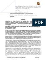 Section 2. RA 1425 (Rizal Law) and Supplementary Laws and Directives To RA 1425: RA 229