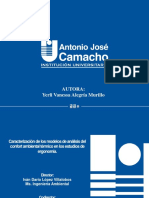 Sustentación Caracterización de Los Modelos de Análisis Del Confort Amb Termico