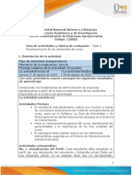 Guía de Actividades y Rúbrica de Evaluación - Unidad 1 - Fase 1 - Reconocimiento de Los Contenidos Del Curso