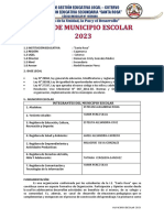 Plan de Municipio Escolar 2023