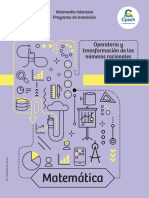 Clase 1 Operatoria y Transformaciones de Los Numeros Racionales