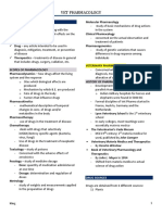 Vet Pharmacology 1 Notes