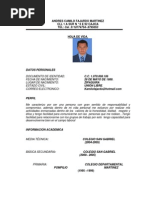 CV Aux Elect Andres Camilo Fajardo Martinez