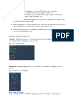 Datatypes in Python