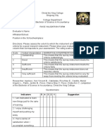 Validation Format