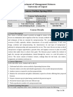 MGT-303 Entrepreneurship