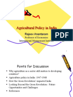 Agriculture Policy in India - IEP - 2021