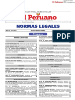 Normas Legales: Umario