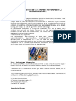 Usos y Aplicaciones de Capacitores e Inductores en La Ingeniería Eléctrica