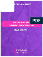 Dicas Fatais Constitucional