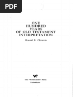 Clements 1976 - One Hundred Years of Old Testament Interpretation