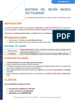 Taquipnea Transitoria Del Recién Nacido - Retención de Líquido Pulmonar