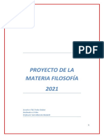 Proyecto de La Materia Filosofía 2022