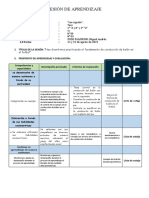 02 Sesión de Aprendizaje 2022 Futbol