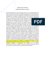 Modelo de Actas de La Tercera Entrega de Alimentos y Complementos Primaria 2023