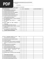 Monthly Emp Compliance Monitoring and Evaluation Checklist