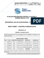 102.SSA - Pla.003 Plan de Prevención Contra La Fatiga y Somnolencia