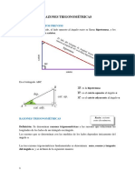 Trigonometría - 1° Semana