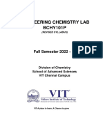 Engineering Chemistry Lab Manual