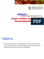 Origen Abiotico de Los Biomonomeros