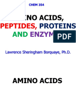 CHEM 354 - Proteins - Lecture 8