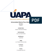 Tarea VI - Los Tratados Internacionales. Derecho Internacional Publico