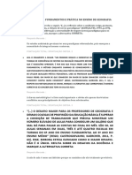 Questionário I - Fundamentos e Prática No Ensino de Geografia