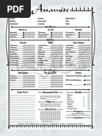 V20 1-Page Elder Assamite Interactive