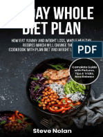 30 DAY WHOLE DIET PLAN - How Eat Yummy and - Steve Nolan