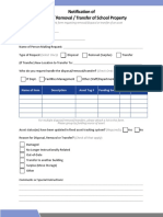 Disposal Removal Transfer Fillable Form Divot Assets